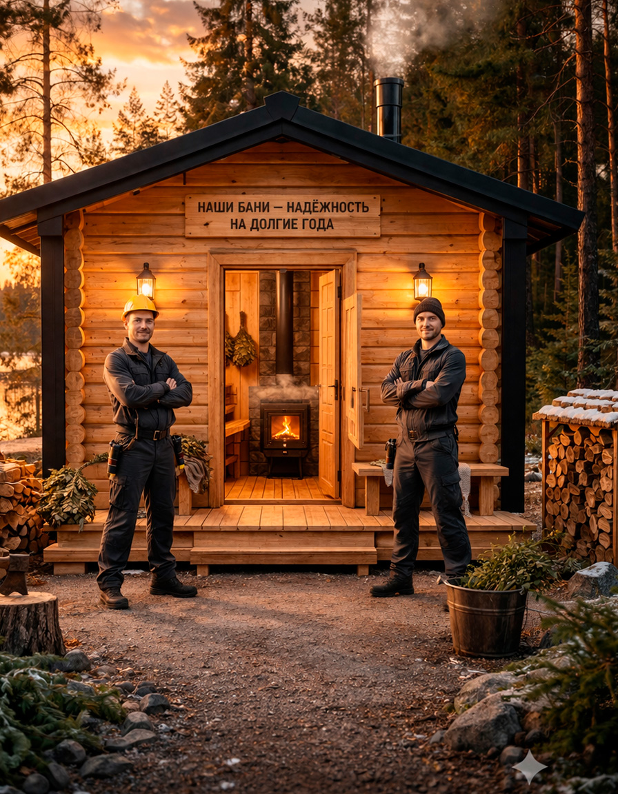 Строим надёжные бани, ценим традиции